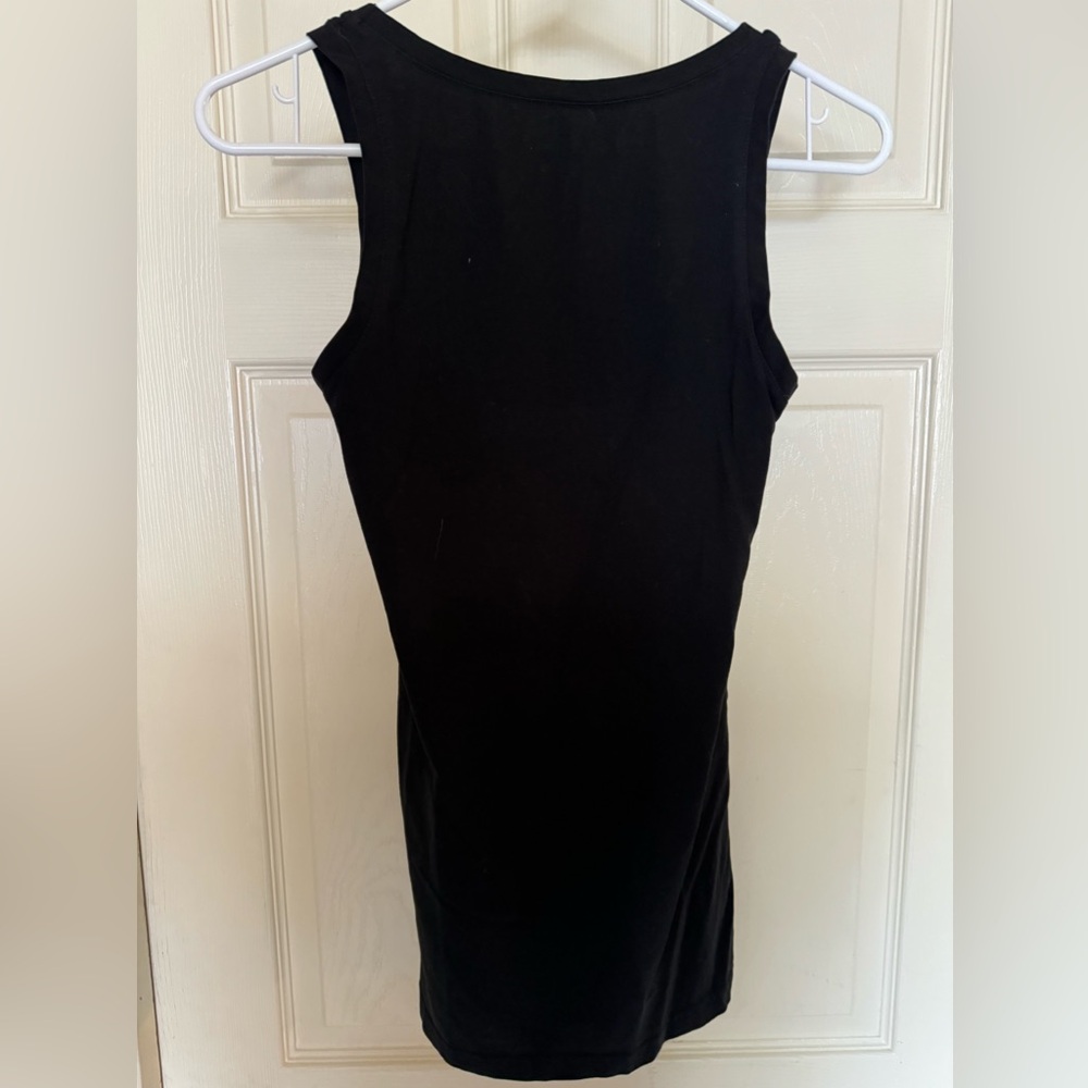 Women’s Pact brand black organic cotton black travel layering tank top - Picture 3 of 3